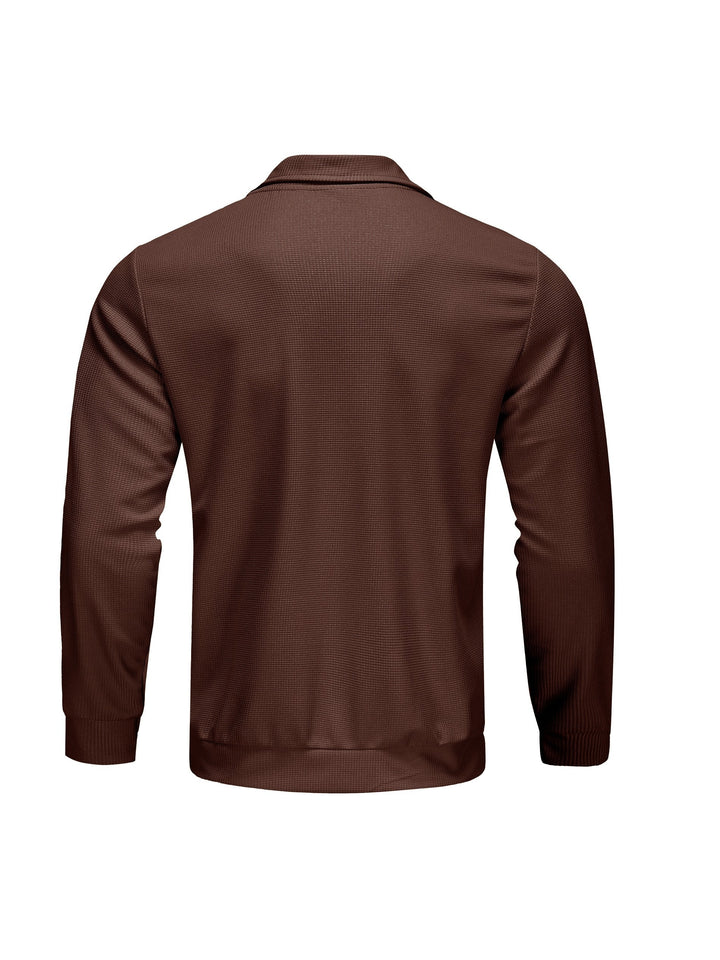 Marvin - Casual Polyester Zip-Up Jacket