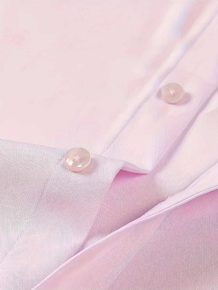 Byron - Elegant Long Sleeve Shirt With Button