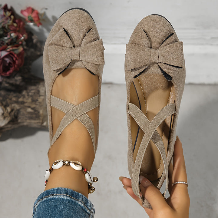 Zuzan - Elegant Non-Slip Bowtie Sandal With Strap