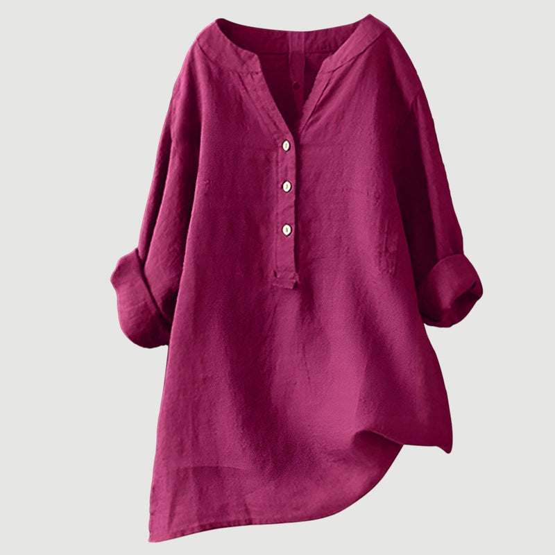 Johanne - Elegant Button-Up Blouse