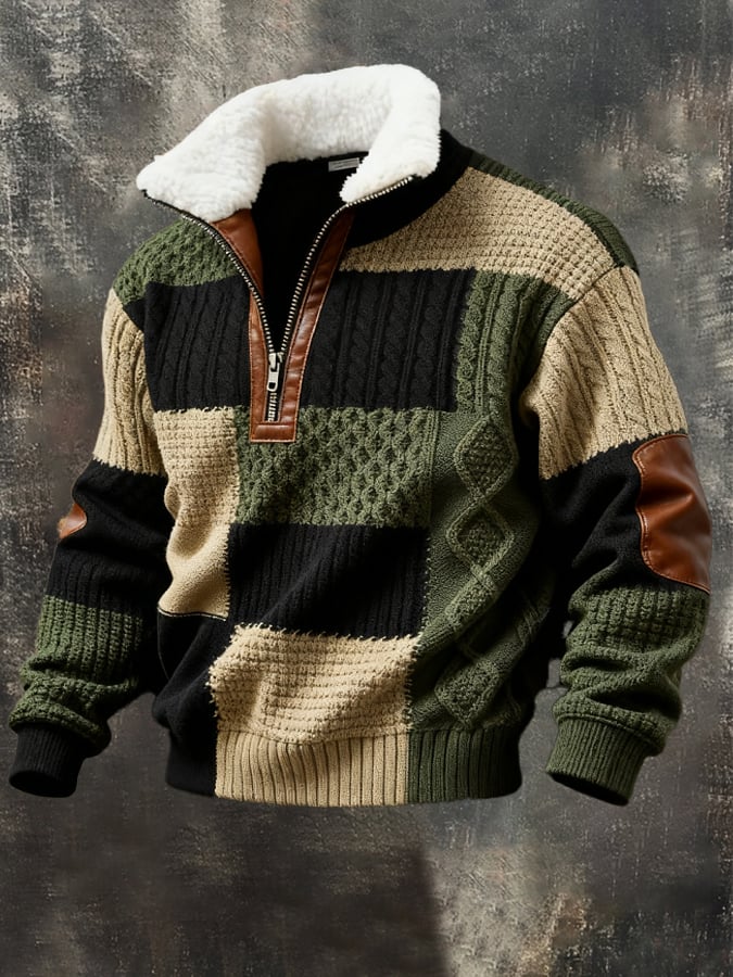Boland - Casual Long Sleeves Sweatshirt With Fur Collar