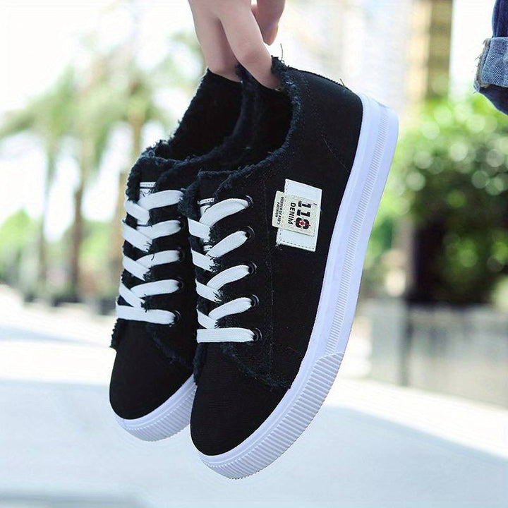 Oshenya - Casual Round Toe Shoes With Flat Bottom