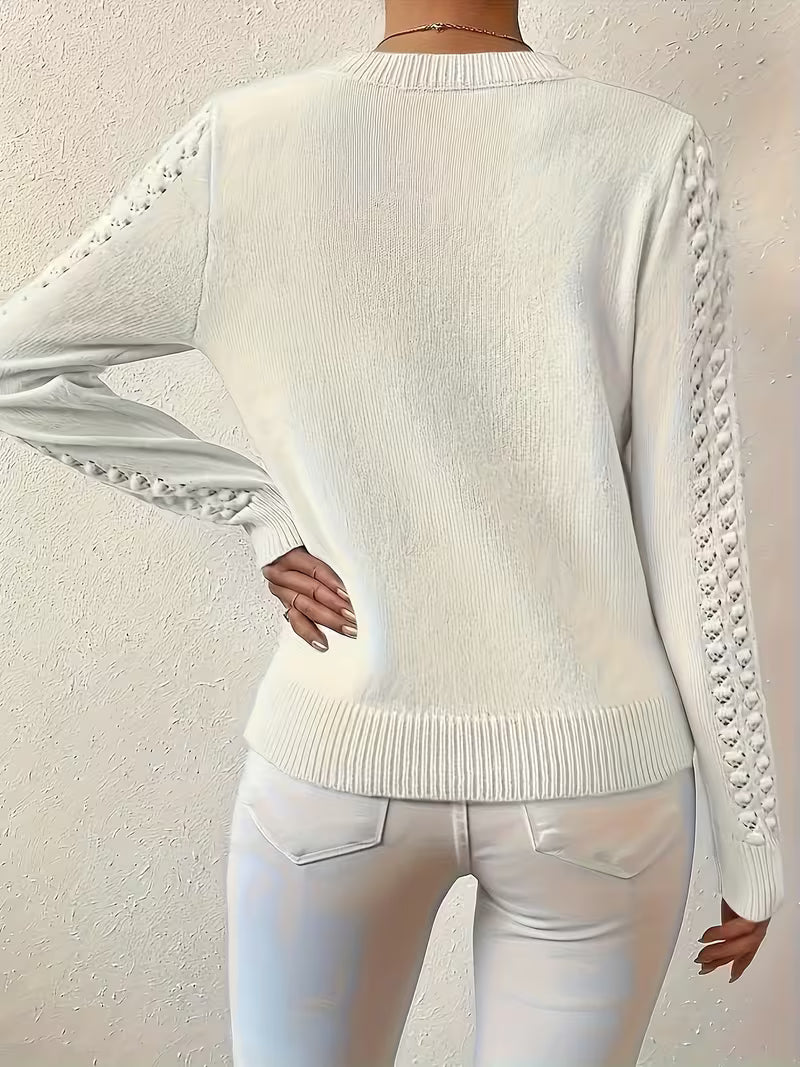 Shannen - Long Sleeve Knitted Sweater