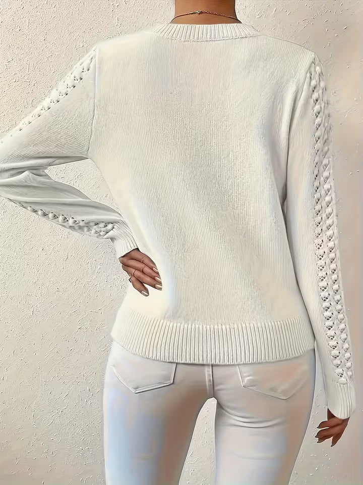 Shannen - Long Sleeve Knitted Sweater
