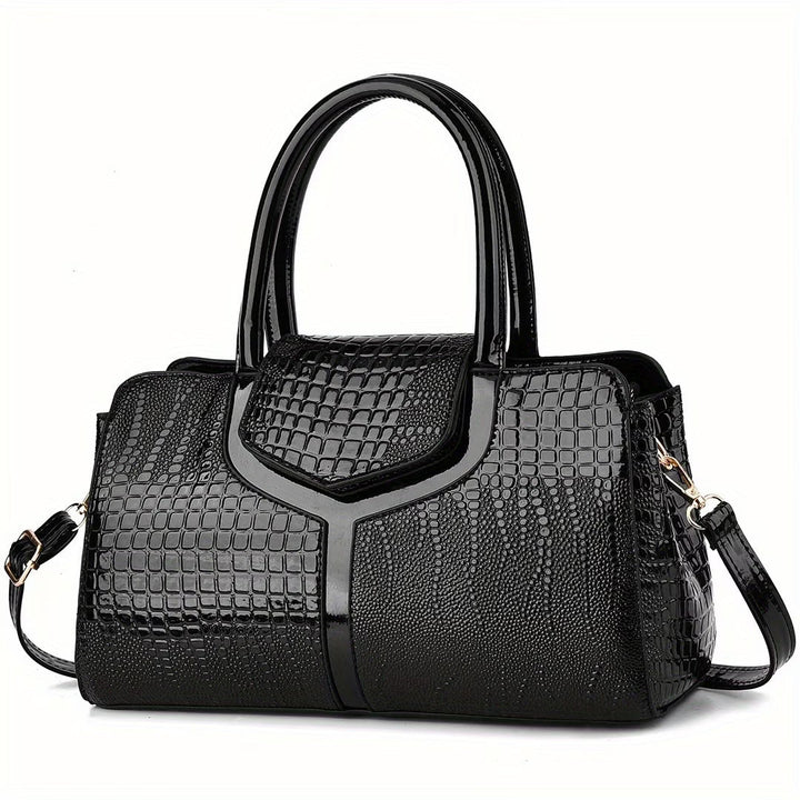 Isolarenna - Handbag With Crocodile Texture