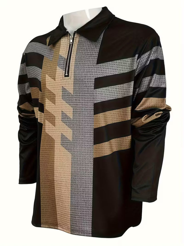 Thomson - Long Sleeve Shirt With Half Zipper