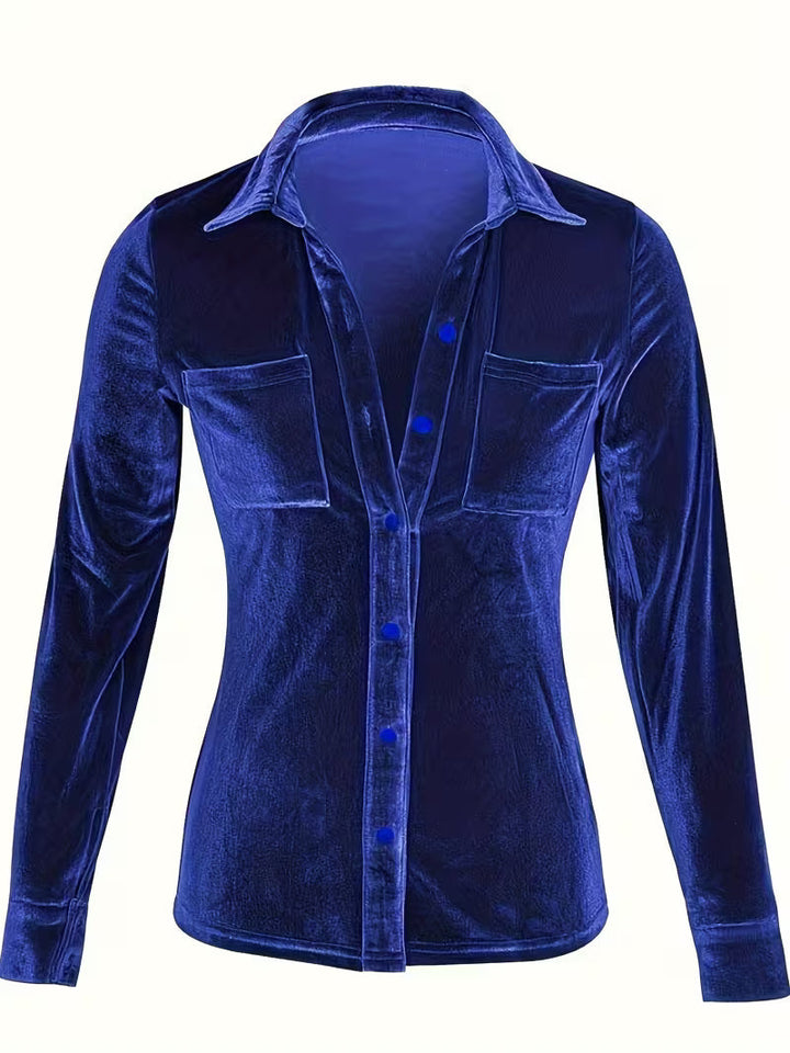 Hayden - Long Sleeve Shirt With Front Pockets