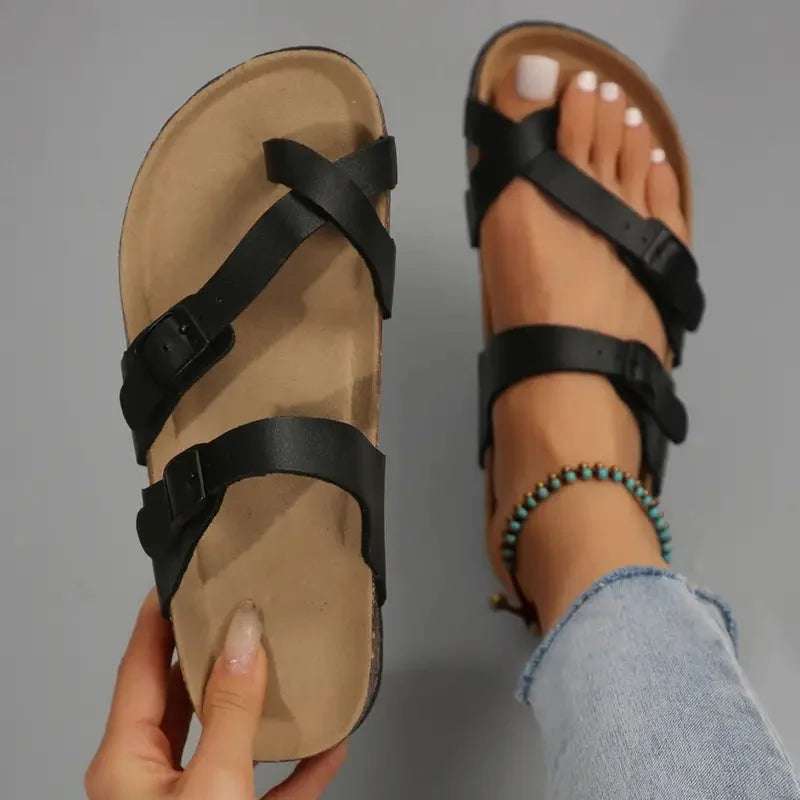 Bette - Casual Buckle Strap Sandal