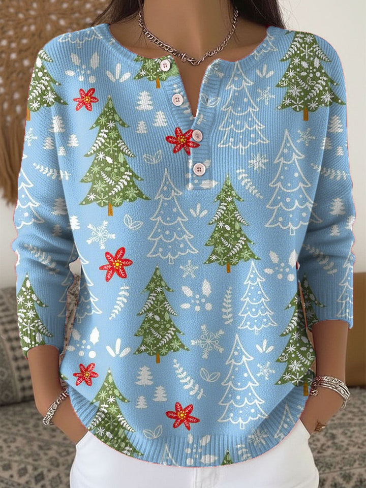Nocchi - Christmas Sweater With Buttons