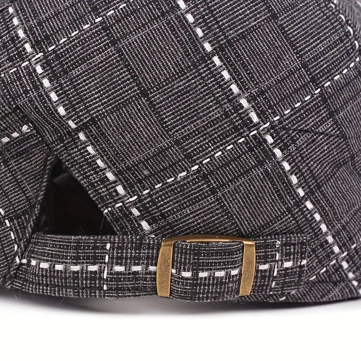 Checklyn - Stylish Check Pattern Beanie Hat