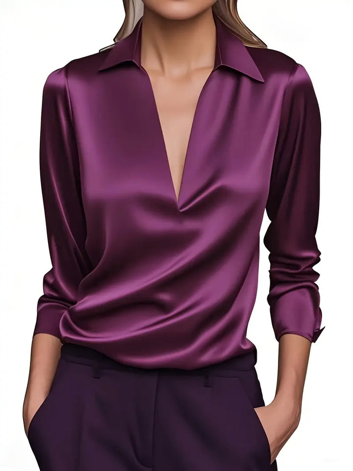 Lianyandra - Premium V-Neck Blouse