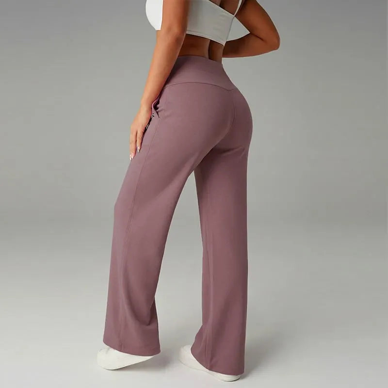 Xima - Straight Loose Leg Trousers