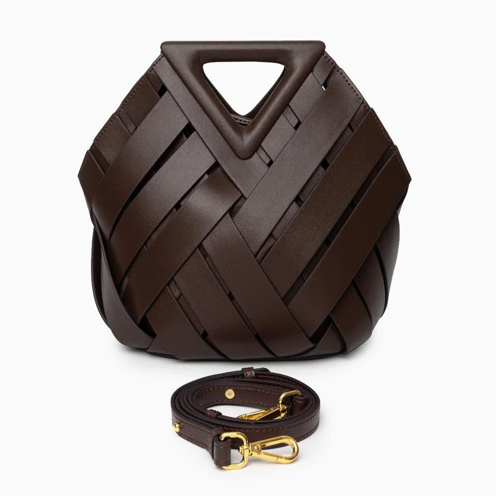 Vivetha - Triangle Shaped Handle Crossbody Bag