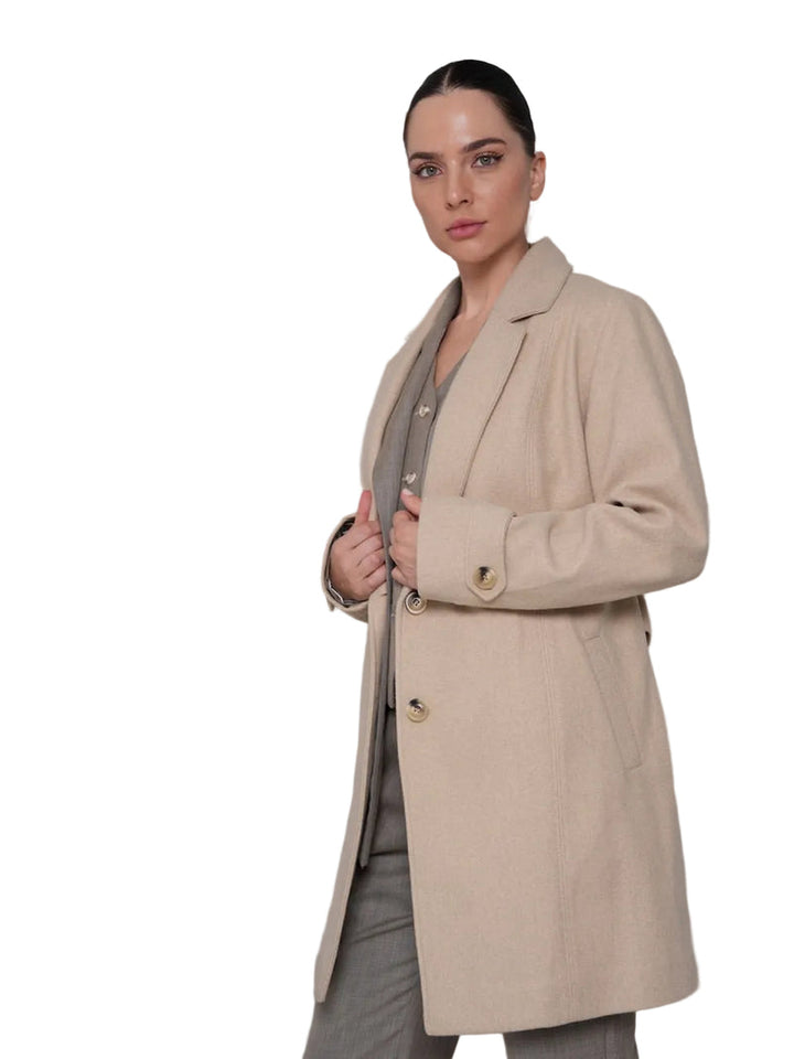 Iseult - Stylish Tie Belt Coat