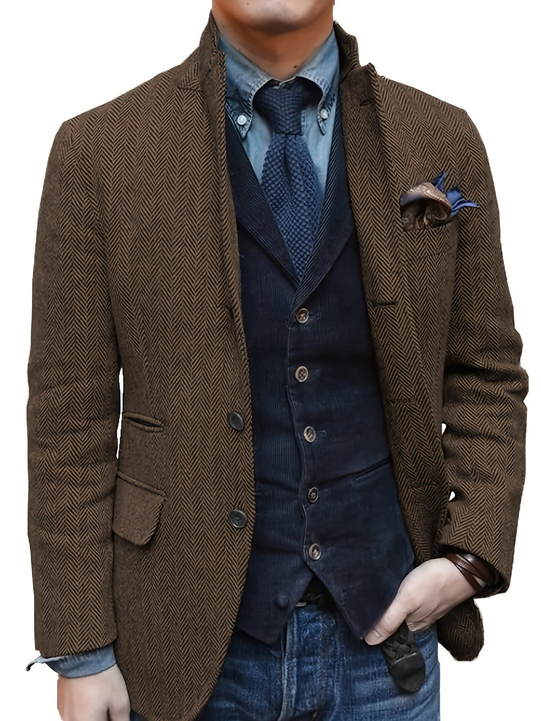 Dvian - Elegant Button Up Jacket
