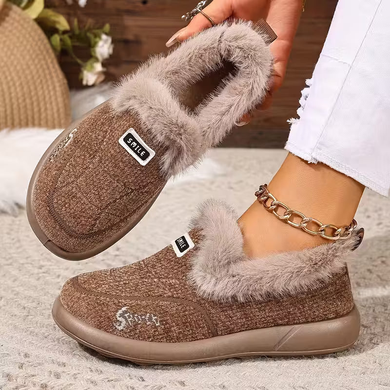 Nolani - Fashionable Faux Fur Winter Slippers