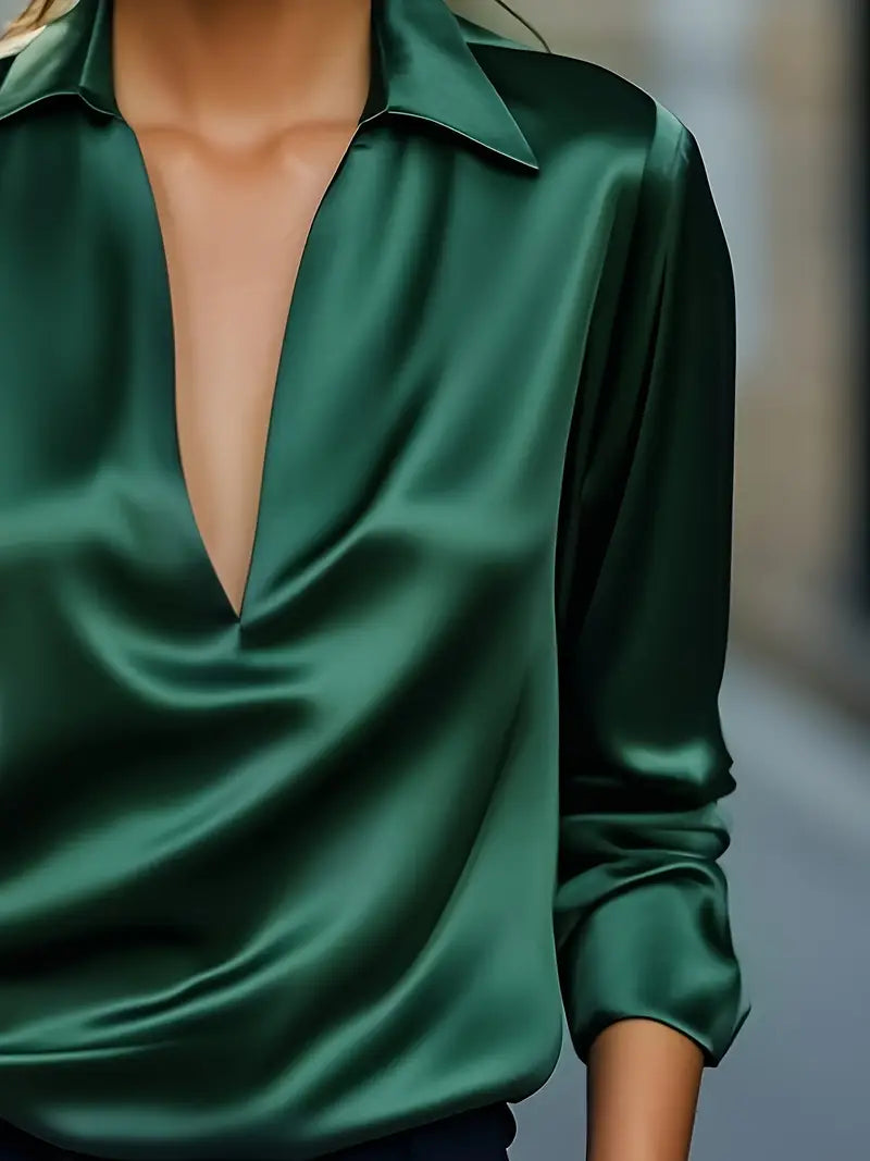 Lianyandra - Premium V-Neck Blouse