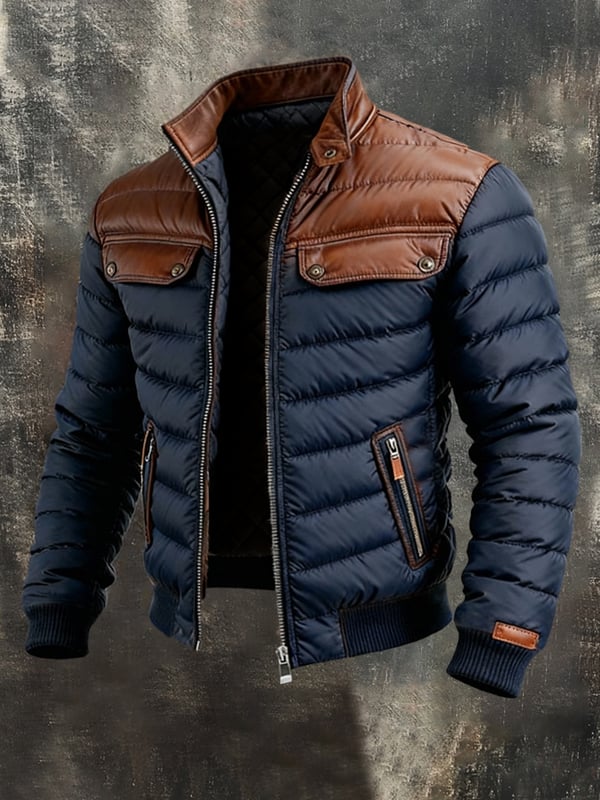 Patrice - Warm Color Block Outdoor Jacket