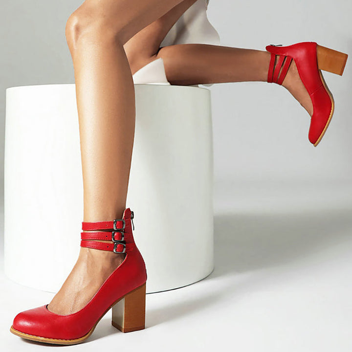 Caa - Plain Sandals With Ankle Strap