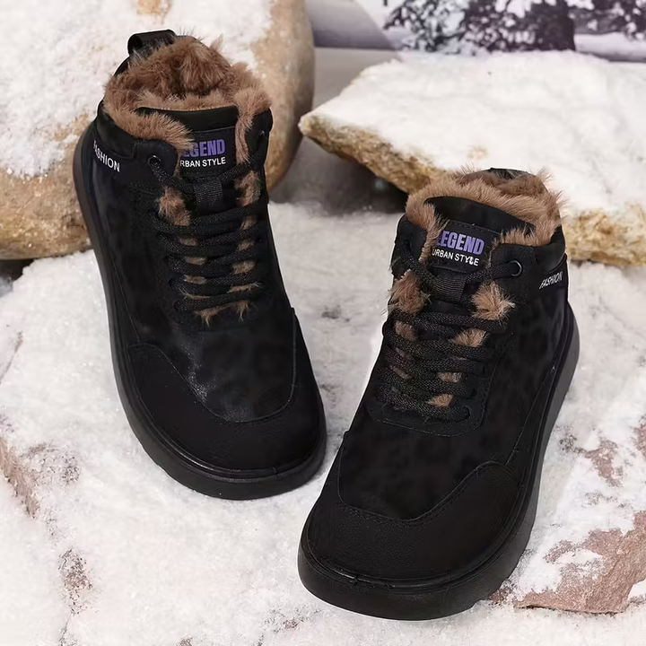 Elizia - Lace-Up Ankle Shoes with Thick Sole