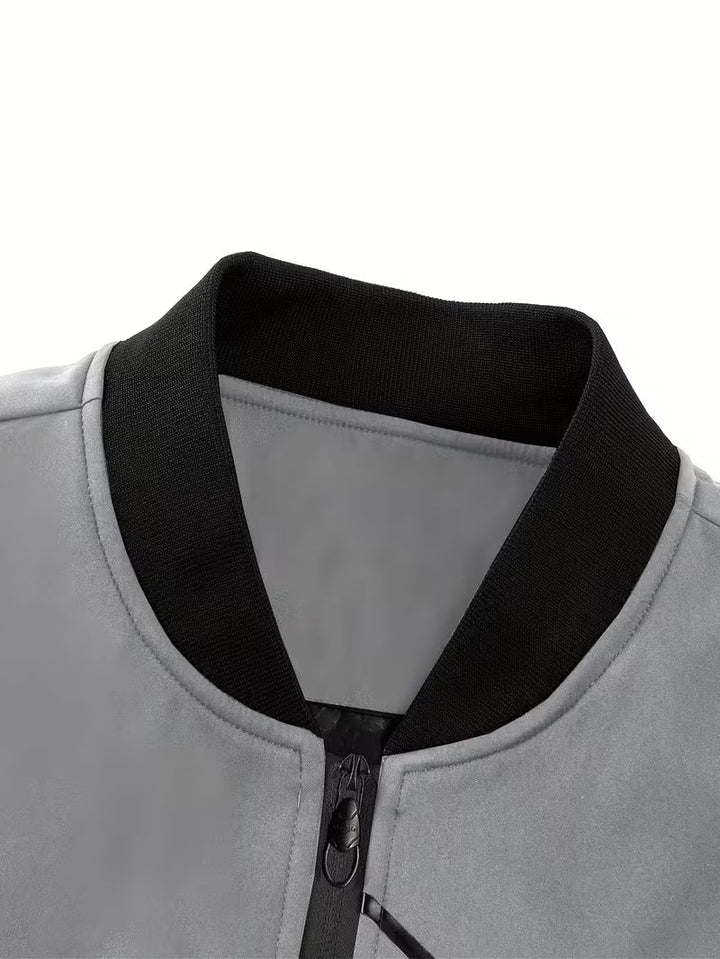 Baldis - Casual Bomber Jacket With Zipper