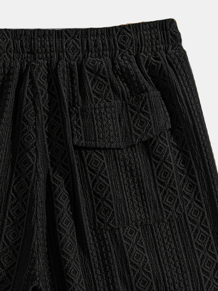 Andrew - Adjustable Drawstring Waist Shorts