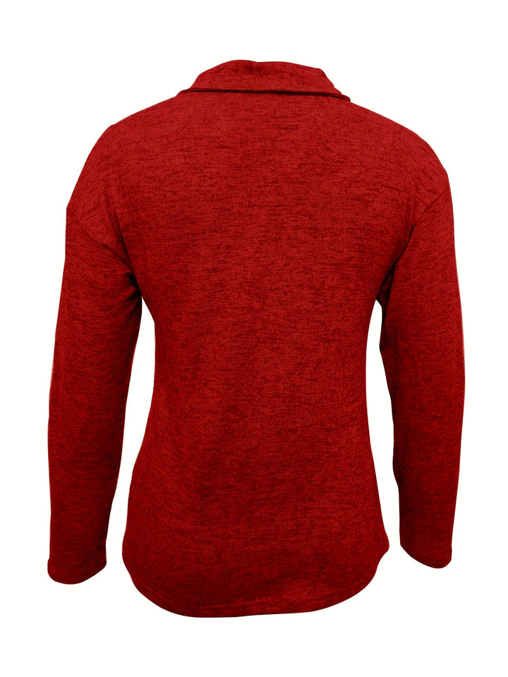 Cleo - Long Sleeve Shirt With Zipper