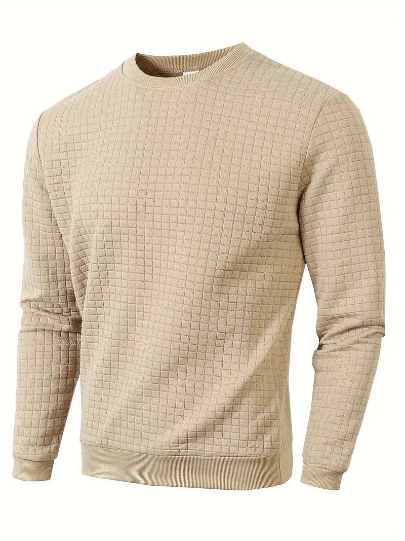 Beckham - Bohemian Plaid Long Sleeve Sweater