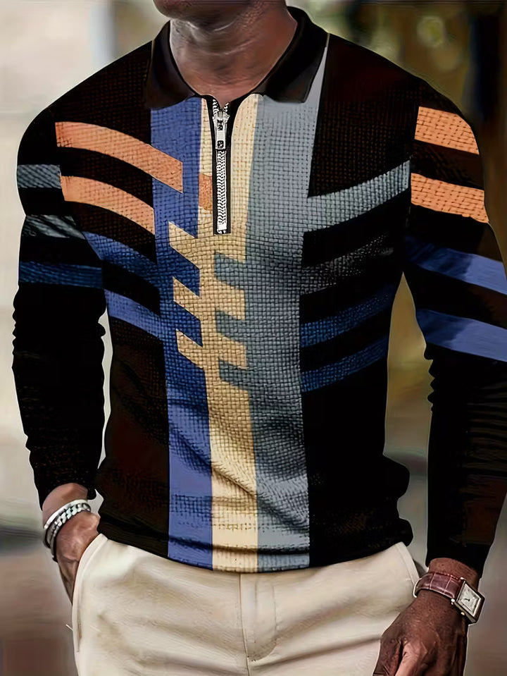 Thomson - Long Sleeve Shirt With Half Zipper