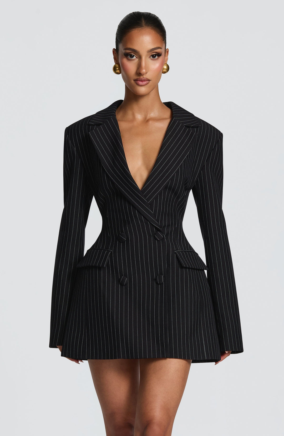 Pala - Short Ivory Blazer Dress