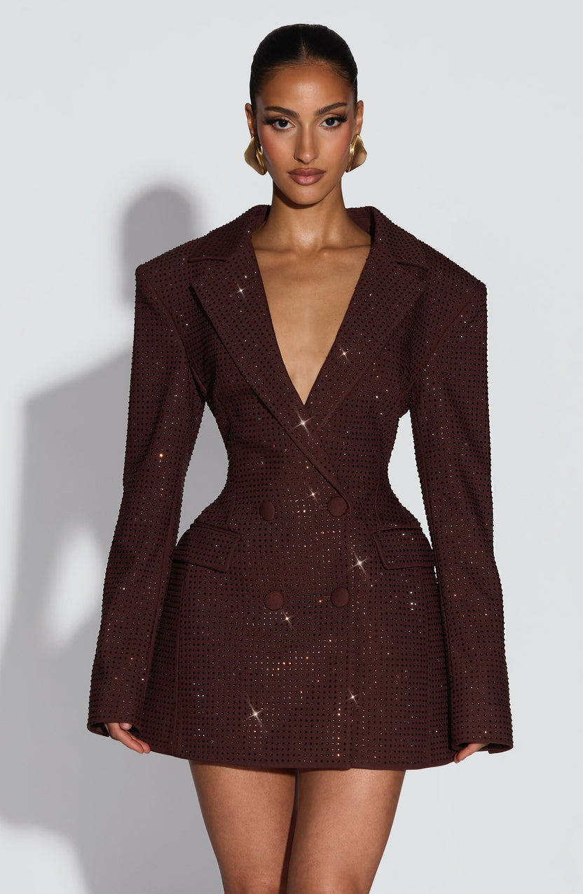 Pala - Short Ivory Blazer Dress