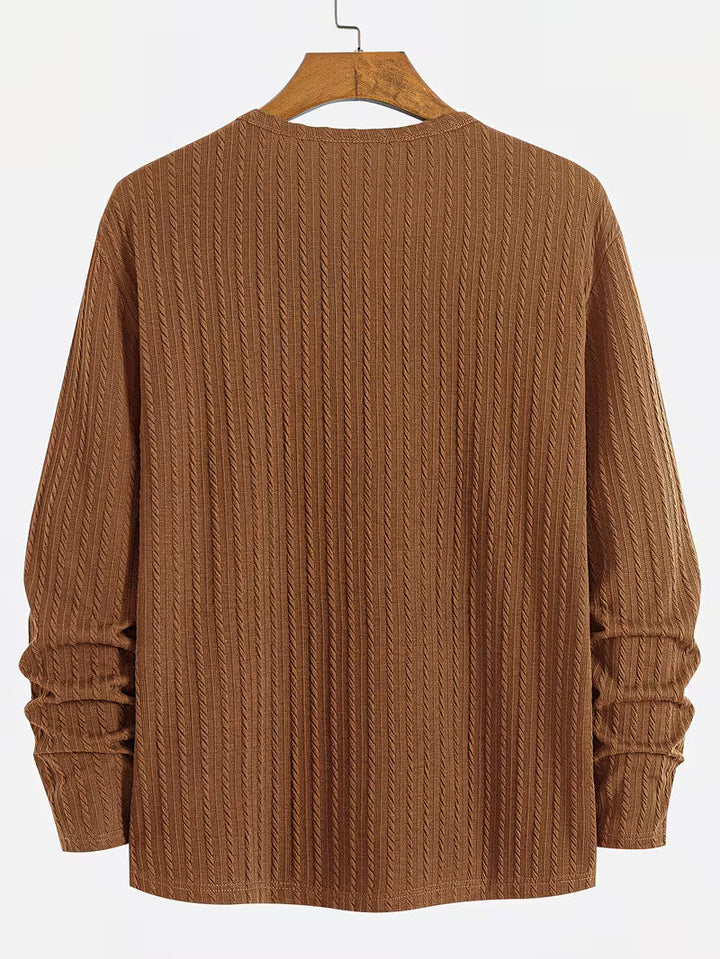 Severinas - Classic Long Sleeve Knitted Shirt