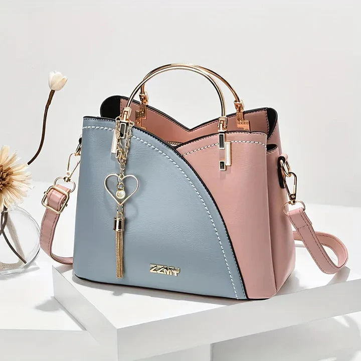 Orianna - Modern Two-Tone Signature Handbag