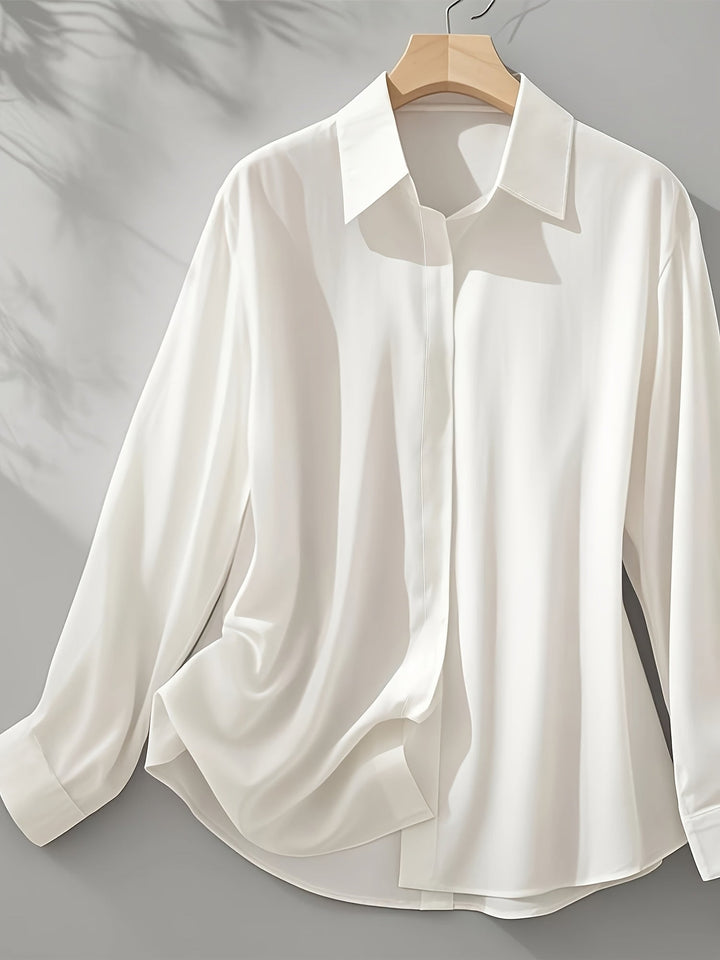 Elenochka - Stylish Long Sleeve Button Up Shirt