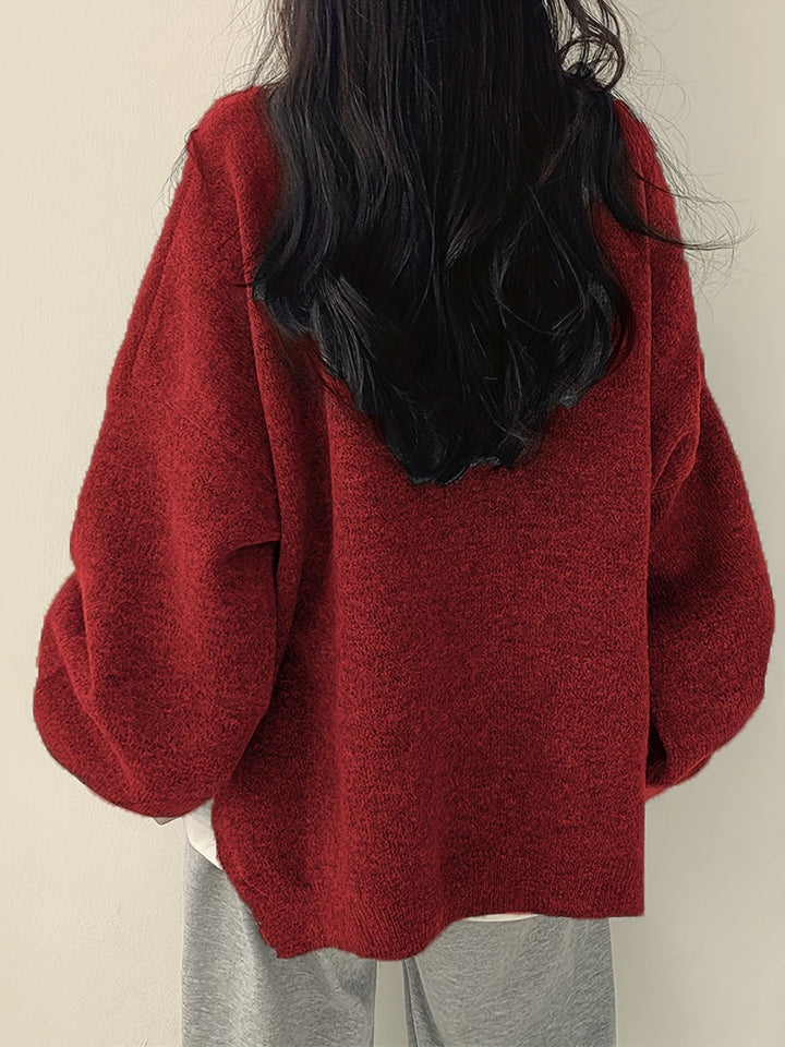 Pearline - Crew Neck Long Sleeve Sweater