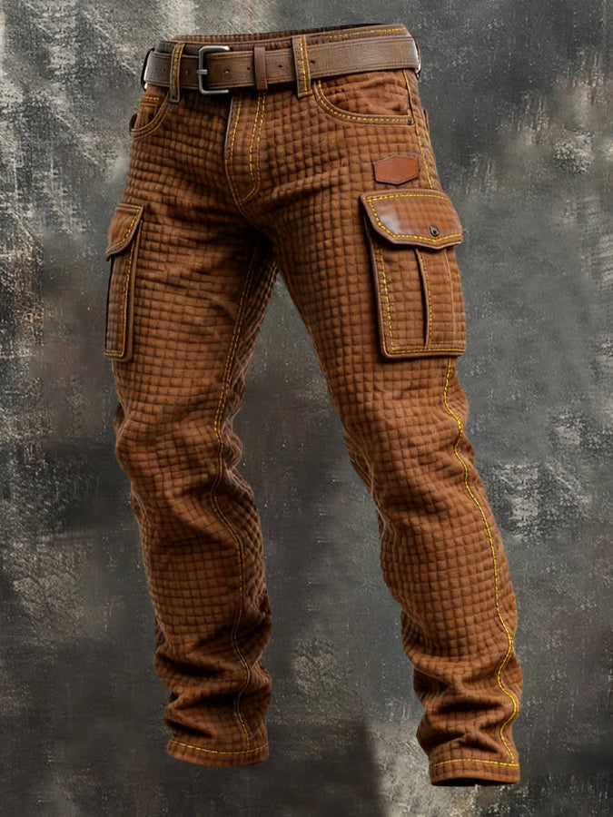 Wiliamson - Retro Multifunctional Work Trousers With Pockets