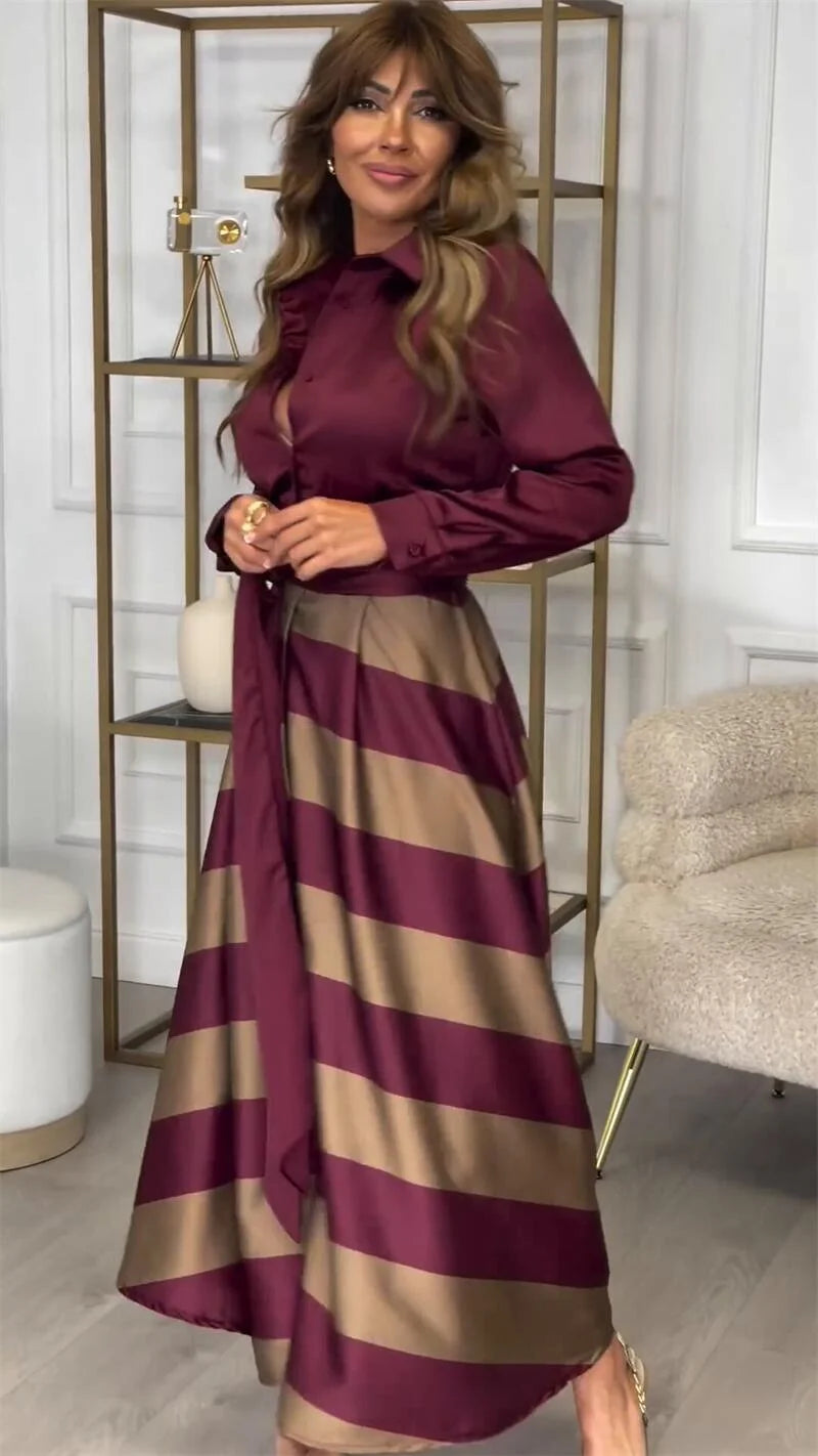 Vandana - Striped Maxi Dress
