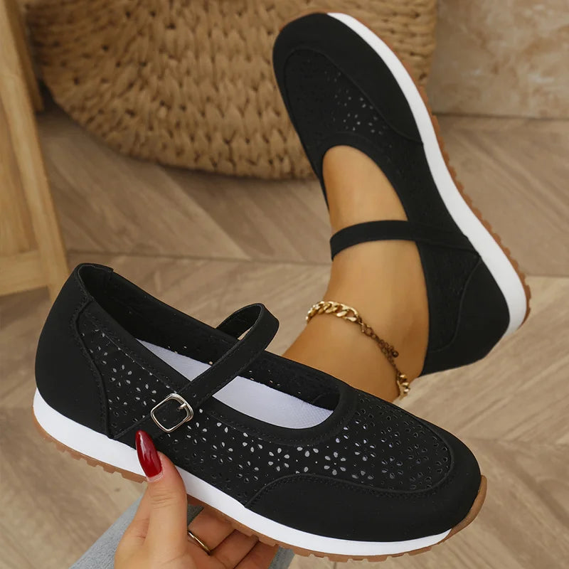 Jewell - Breathable Orthopedic Leather Shoes