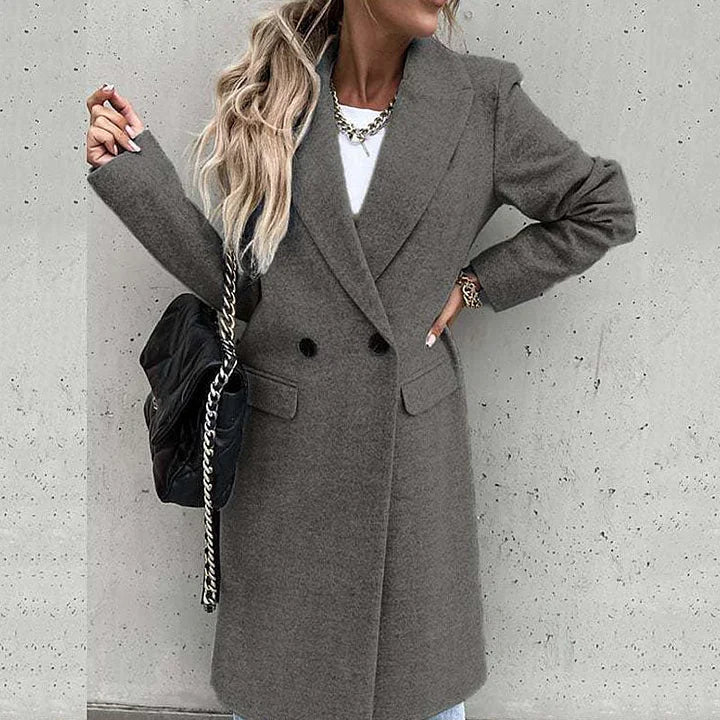 Aaliyah - Classic Lapel Winter Coat