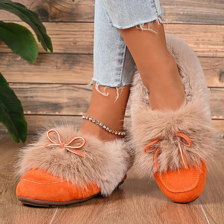 Kesmina - Cozy Faux Fur Non-Slip Shoes