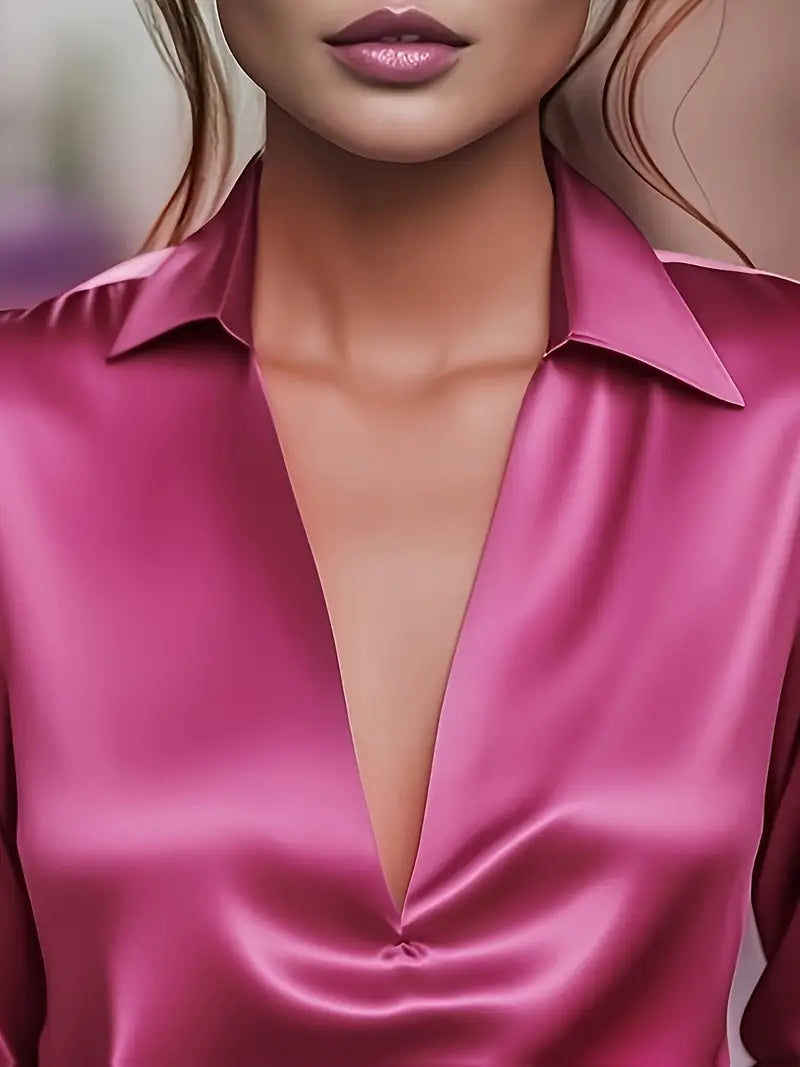Lianyandra - Premium V-Neck Blouse