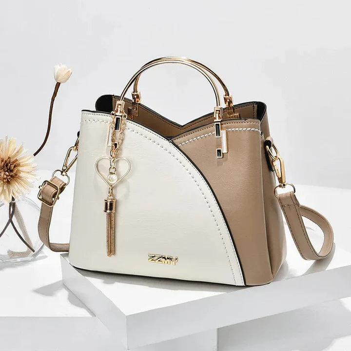 Orianna - Modern Two-Tone Signature Handbag