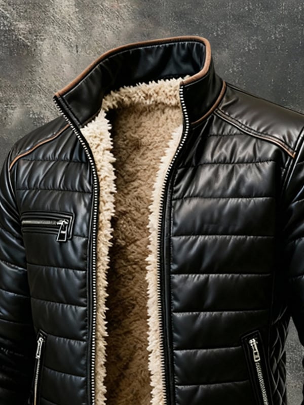 Griezmann - Vintage Outdoor Jacket With Soft Leather