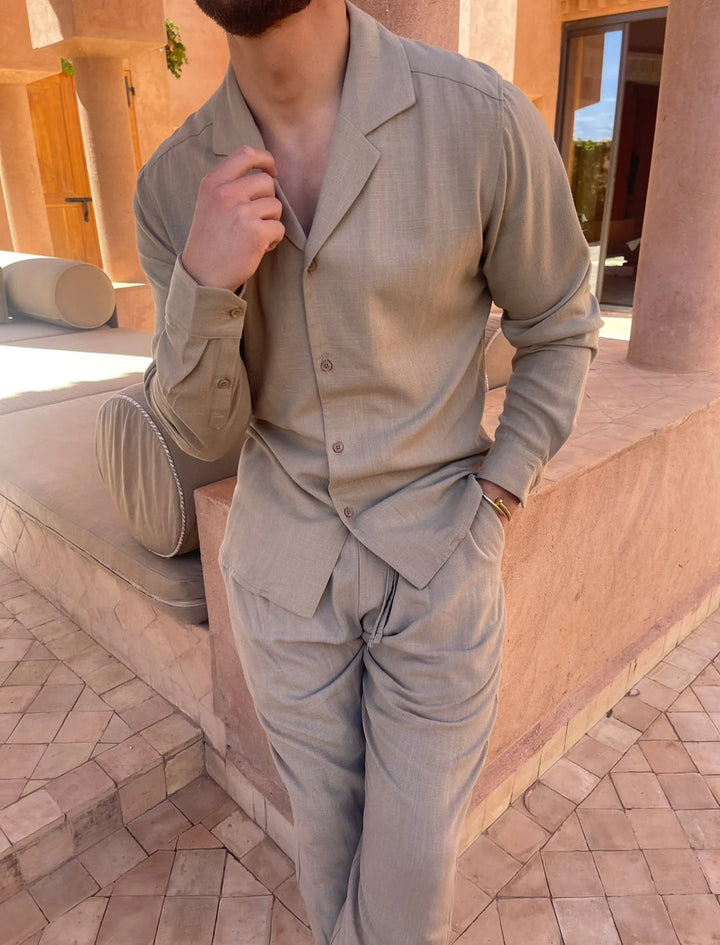 Donato - Casual Long Sleeve Two Piece Set