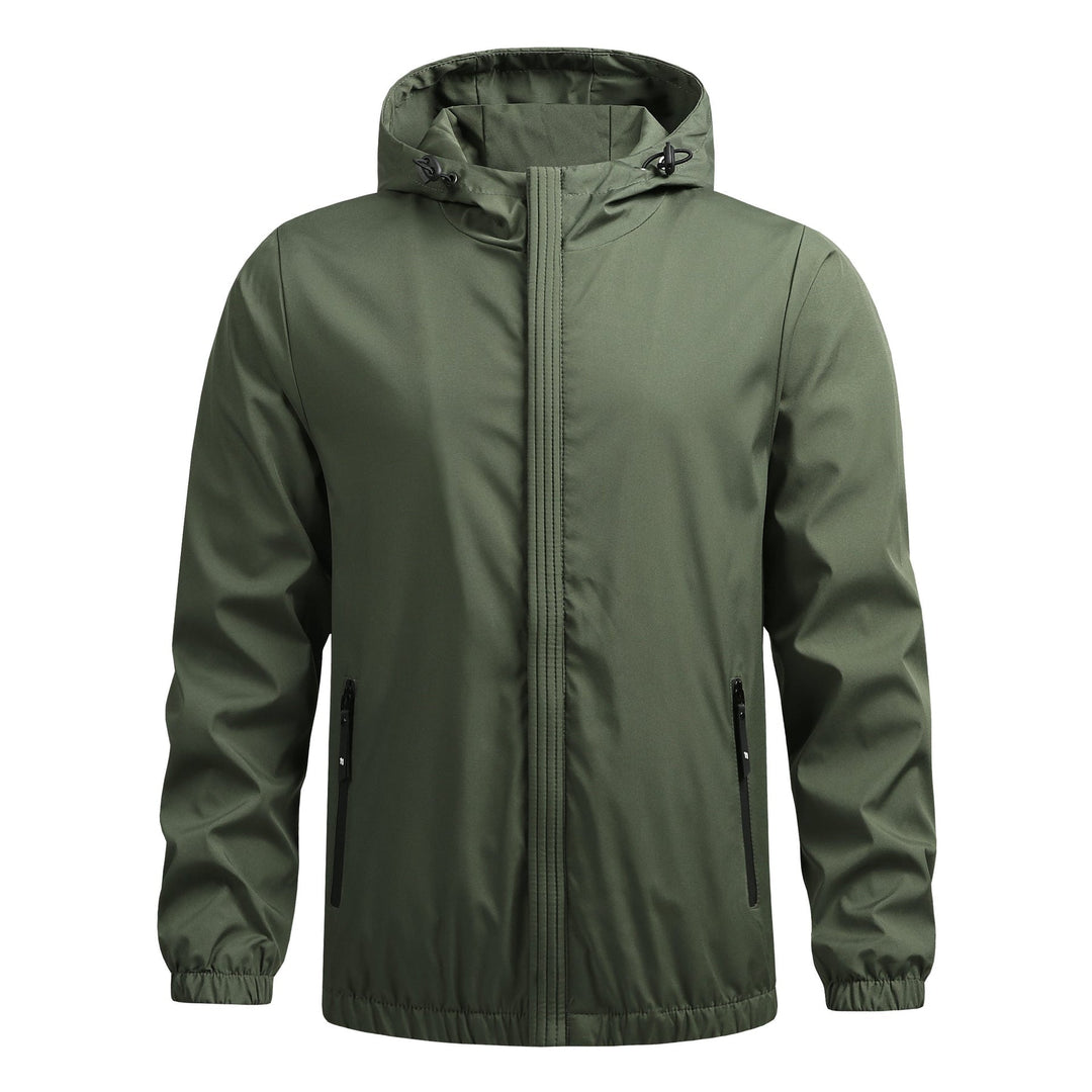 Oleg - Long Sleeve Hooded Jacket With Zipper