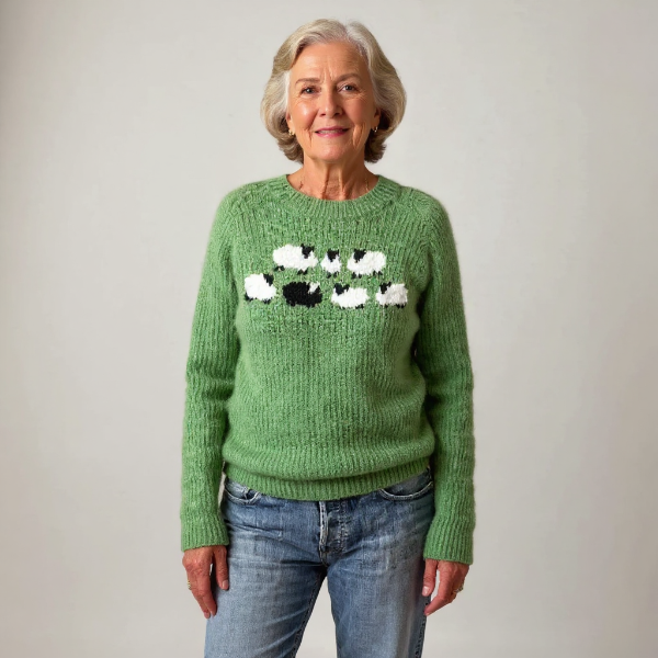 Isabella - Handcrafted Wool Sweater