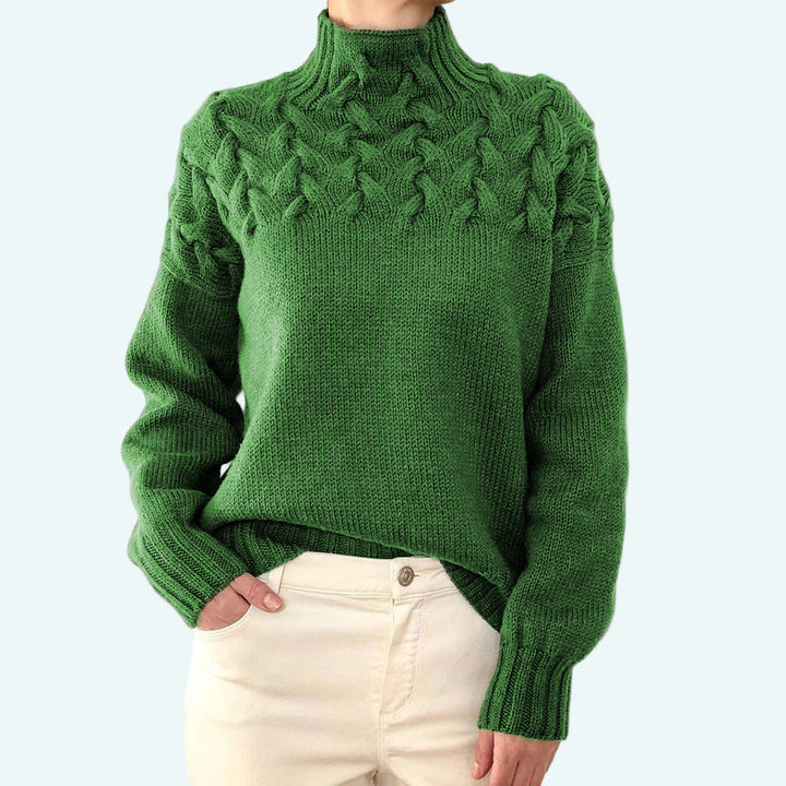 Farrah - Elegant Knitted Turtleneck Sweater
