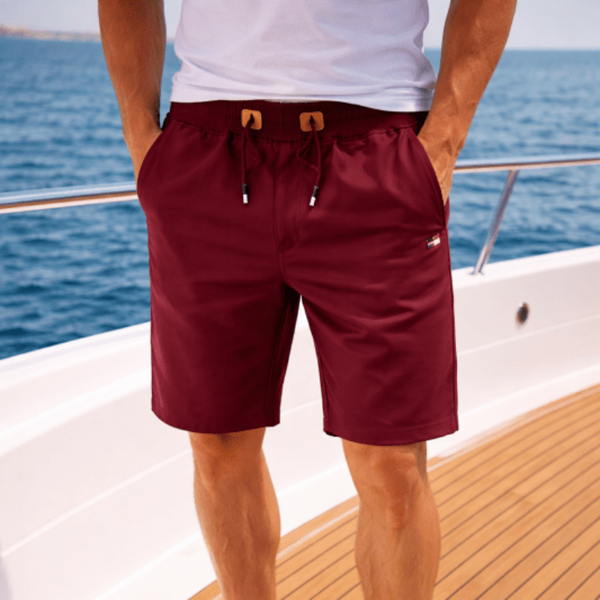 Hary - Cotton Shorts With Zipper Pockets