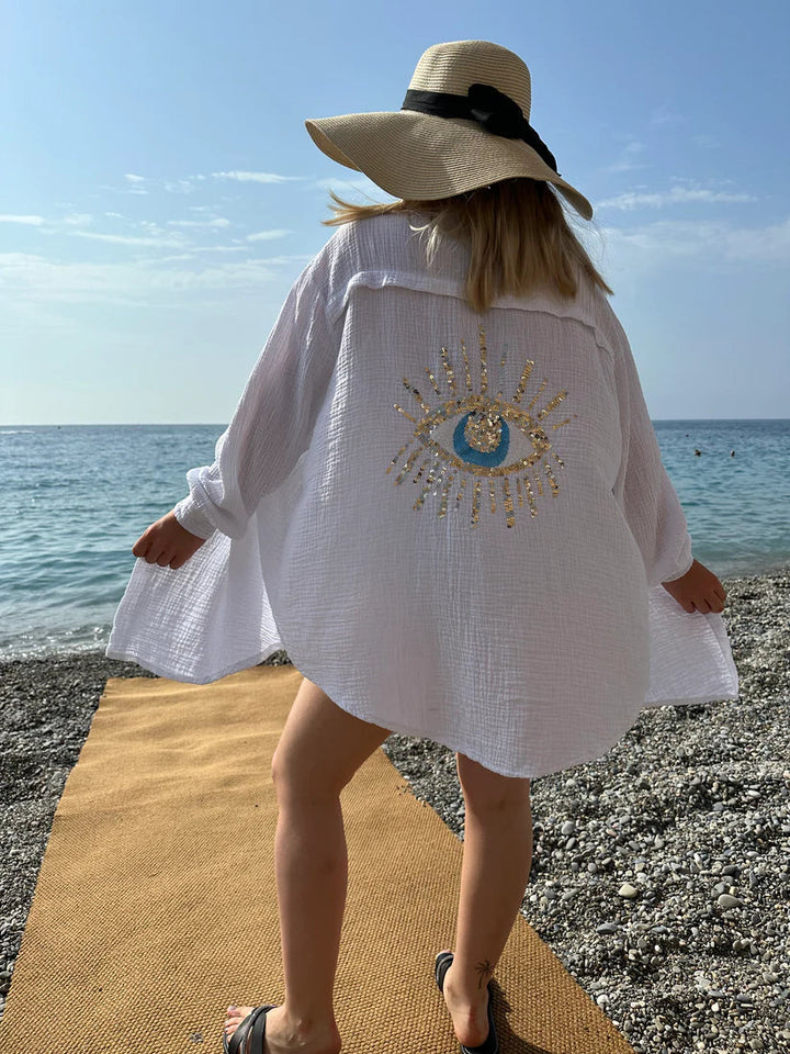 Eliza - Horus Oversized Cotton Shirt