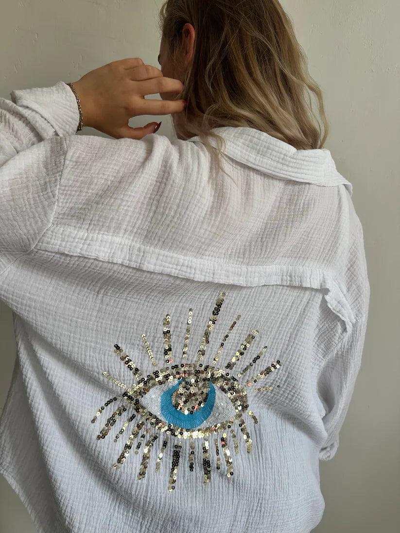 Eliza - Horus Oversized Cotton Shirt